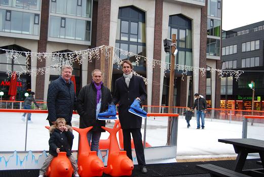 2012- Hans Gort, Frans Stuy en Herbert Raat in Stadshart Amstelveen