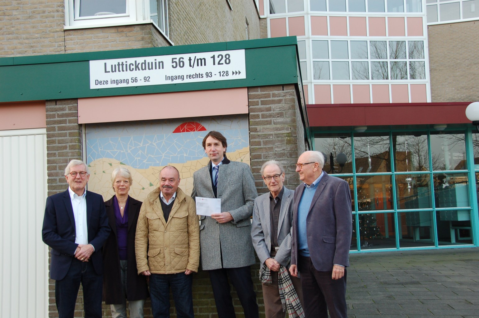 wethouder Herbert Raat en de VvE van Luttickduin 